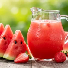 Watermelon Strawberry Juice Recipe