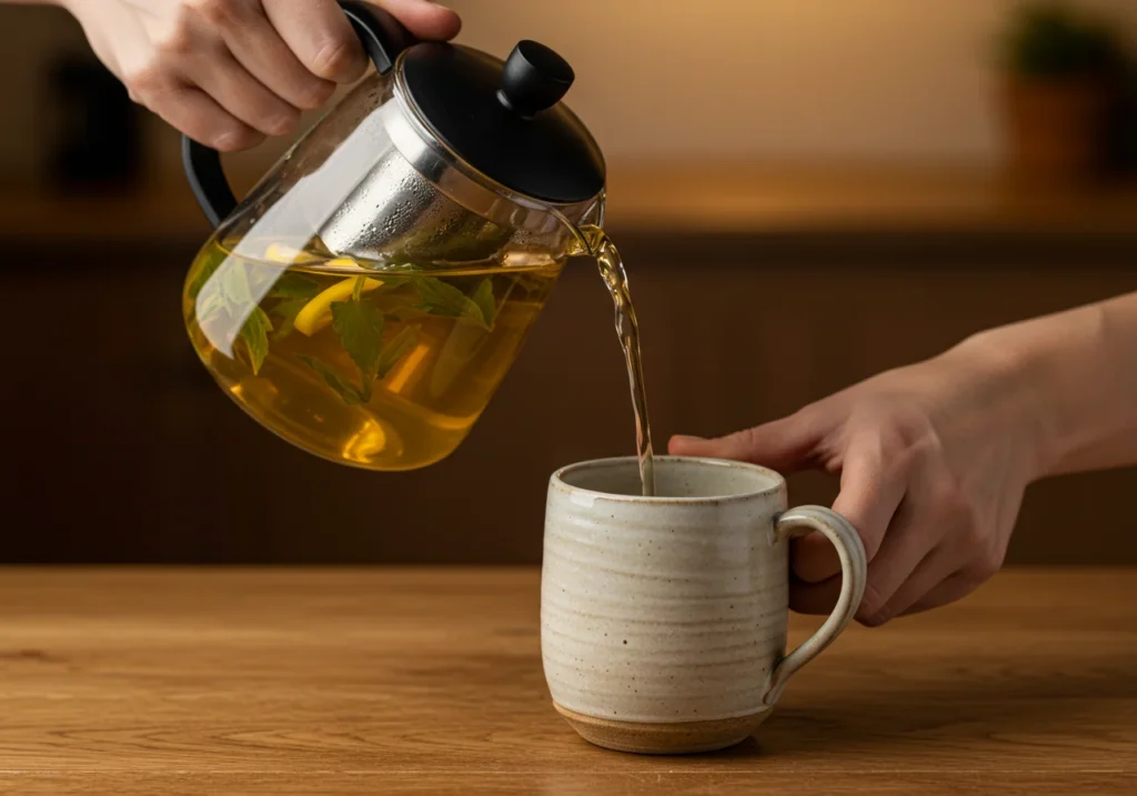 brewing lemon balm tea recipe