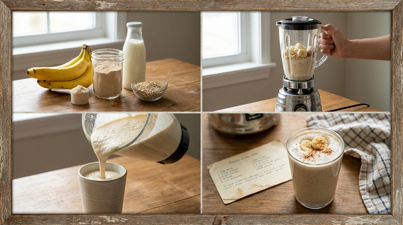 berry smoothie preparation steps