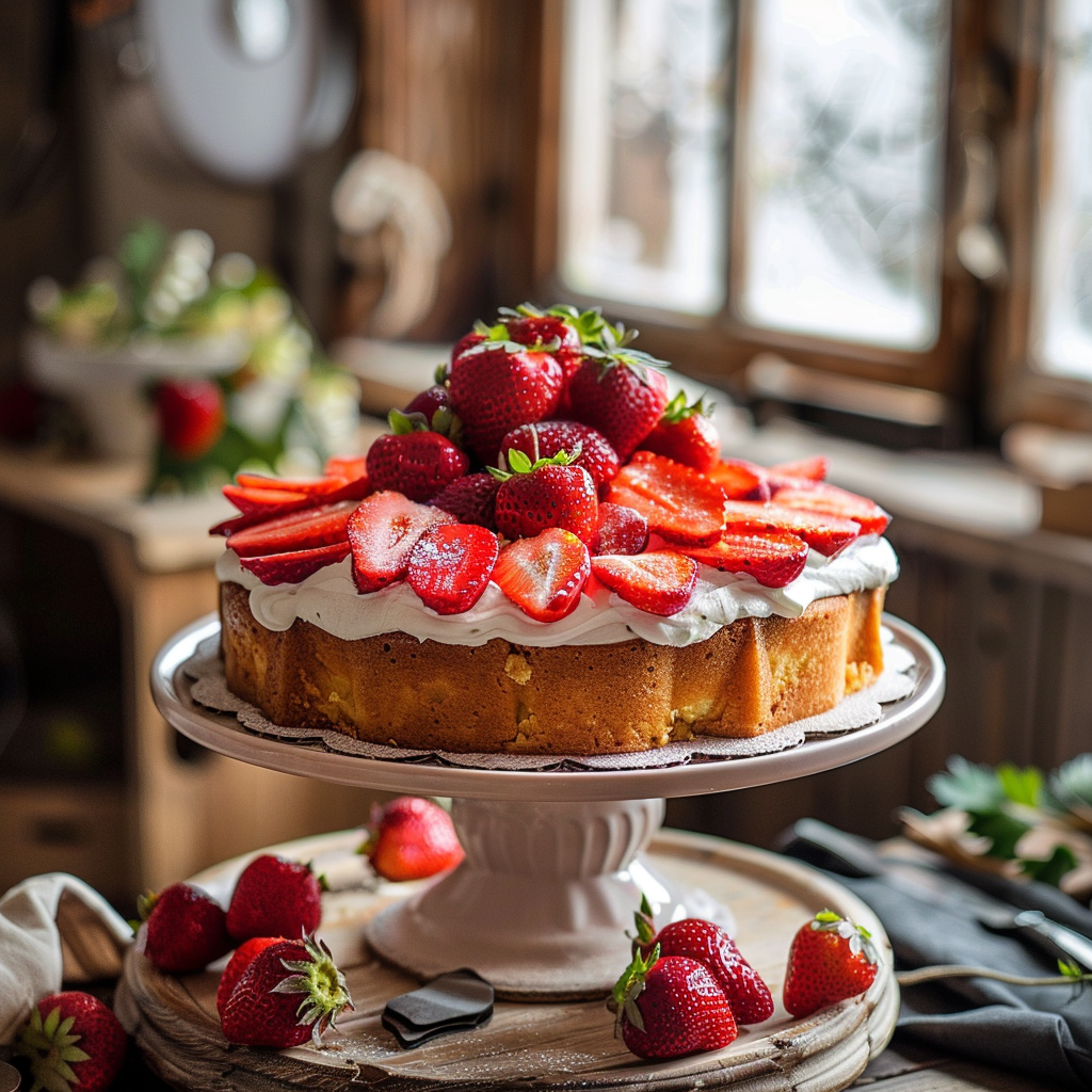 The Best Fresh Strawberry Cake Recipe: Easy & Delicious