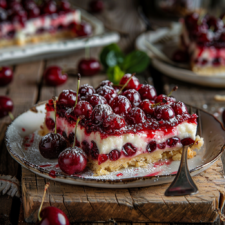 Easy Cherry Cheesecake Pie Bars