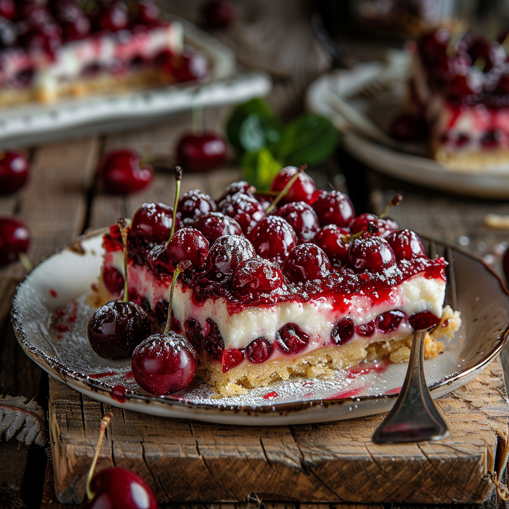 Easy Cherry Cheesecake Pie Bars Recipe