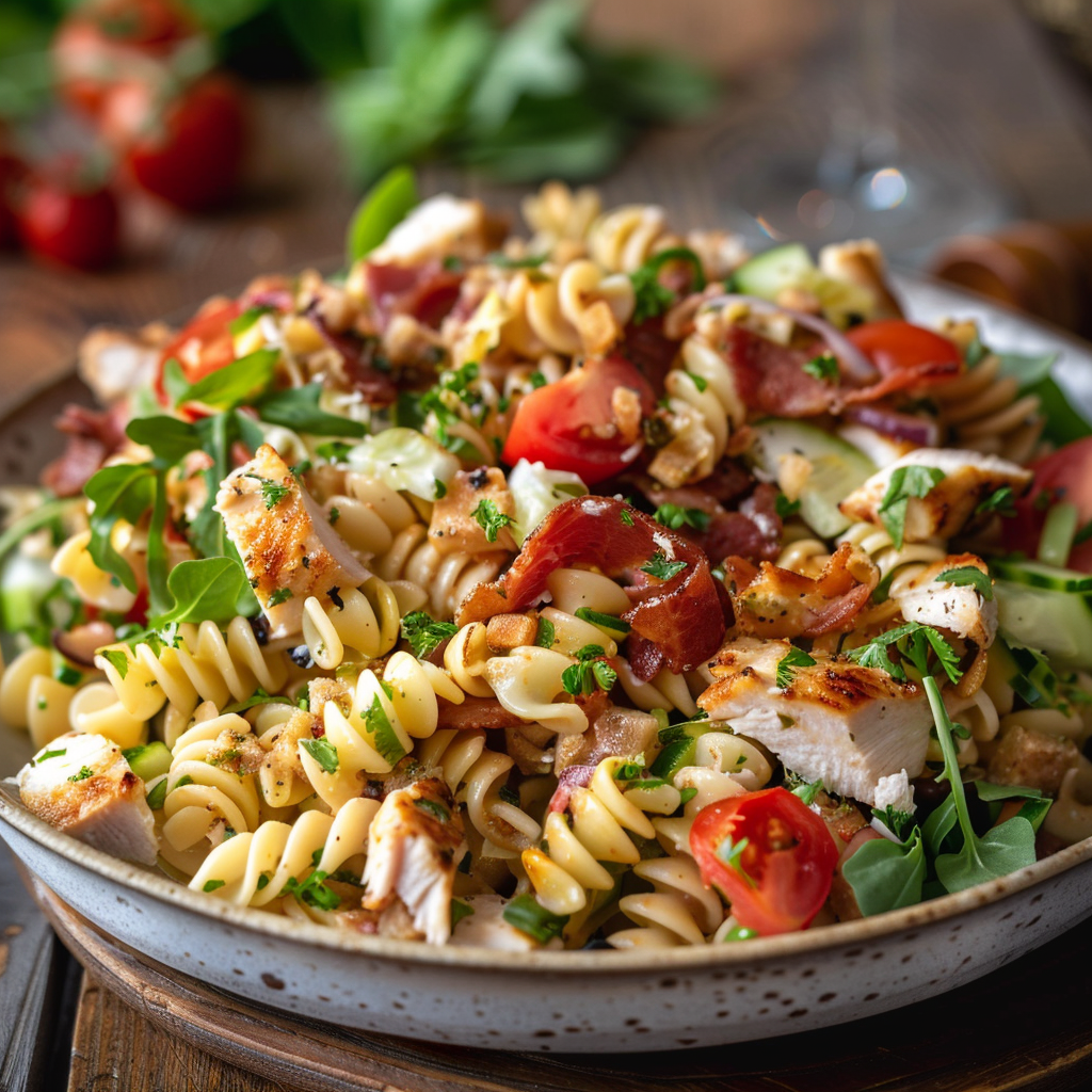 Chicken BLT Pasta Salad: A Deliciously Easy Homemade Comfort