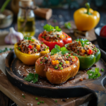 Easy Ground Beef Stuffed Peppers Recipe