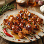 Honey Garlic Chicken Skewers: Easy & Delicious Homemade Meal