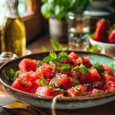 Refreshing Watermelon Mint Salad