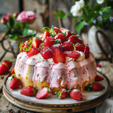 Easy Strawberry Cream Poke Cake Recipe