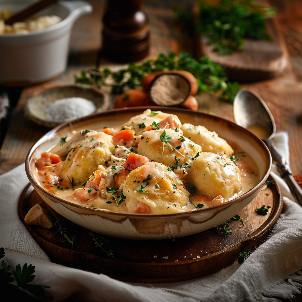 Classic Biscuit Chicken and Dumplings: A Cozy Comfort Food Recipe