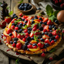 Delicious Berry Fruit Pizza Recipe: A Crowd-Pleasing Dessert