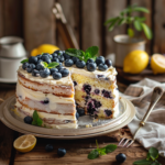 Lemon Blueberry Layer Cake: A Taste of Sunshine
