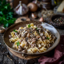 Homemade Hamburger Stroganoff