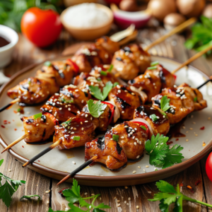 Easy Teriyaki Chicken Skewers: A Flavorful Family Favorite