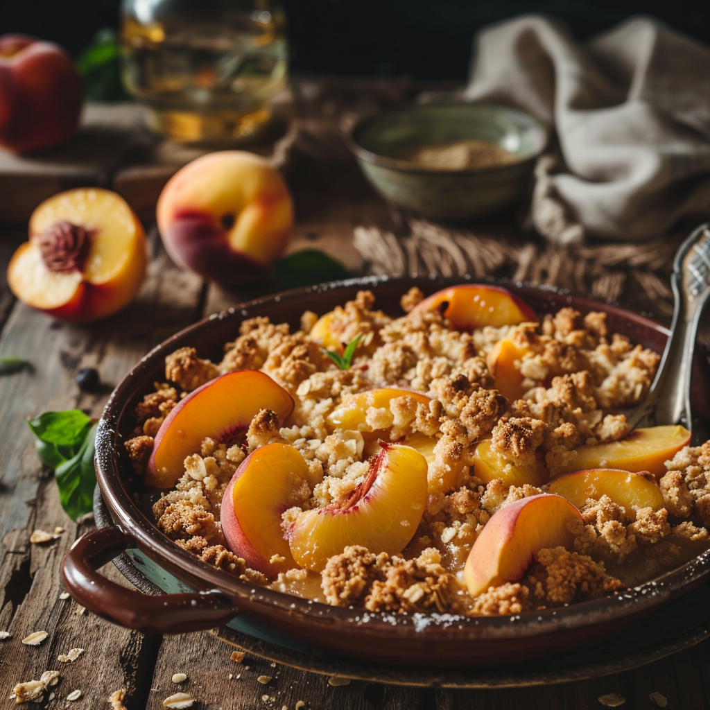 Easy Peach Crumble Recipe: A Warm, Comforting Dessert