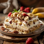 Easy Banana Split Icebox Cake: A No-Bake Old-Fashioned Treat