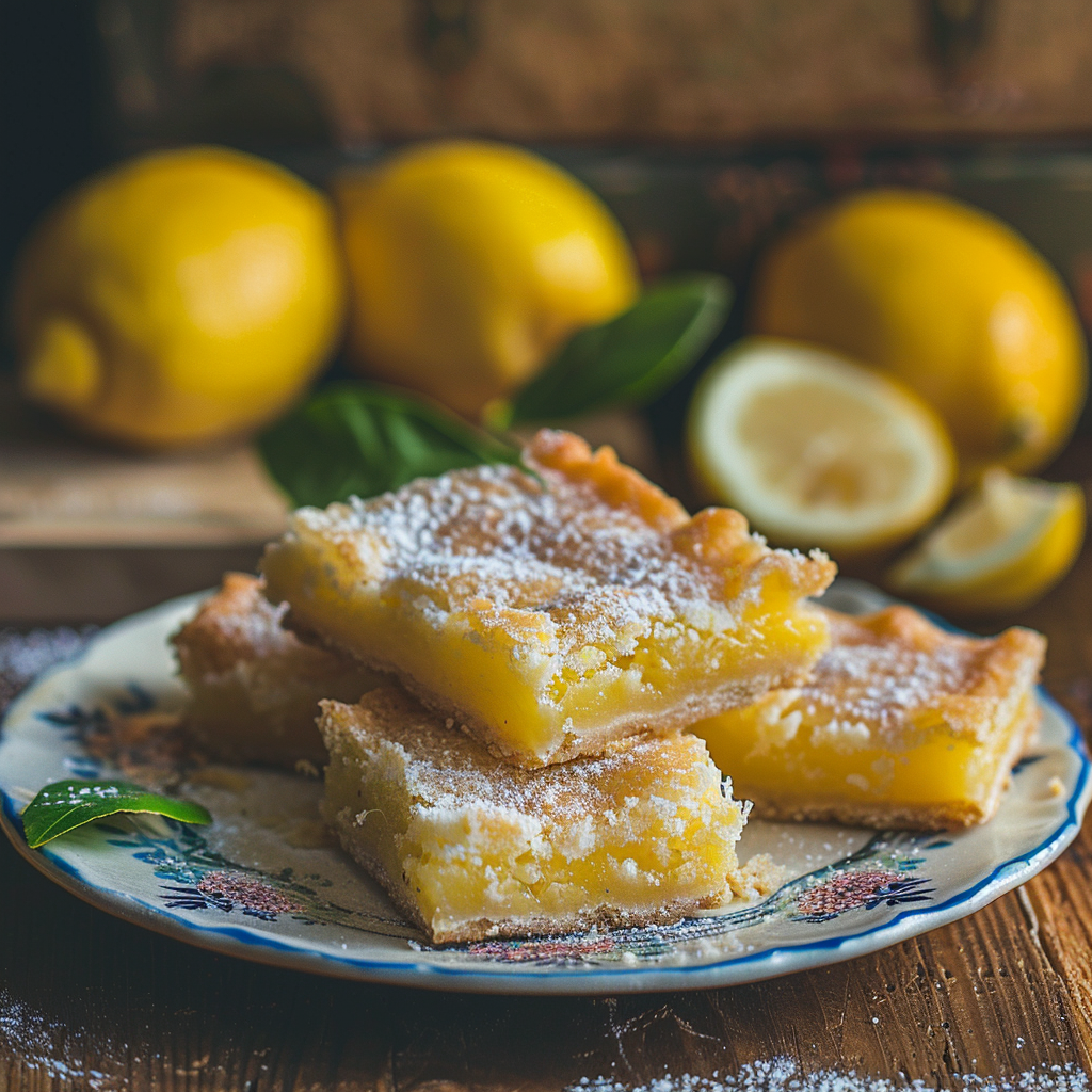 Shortbread Lemon Bars: A Zesty Homemade Treat