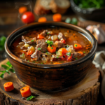 Old-Fashioned Beef Soup: A Comforting Homemade Classic