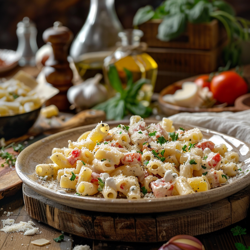 The Best Creamy Italian Pasta Salad Recipe