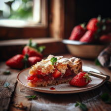 Easy Strawberry Cake Cobbler