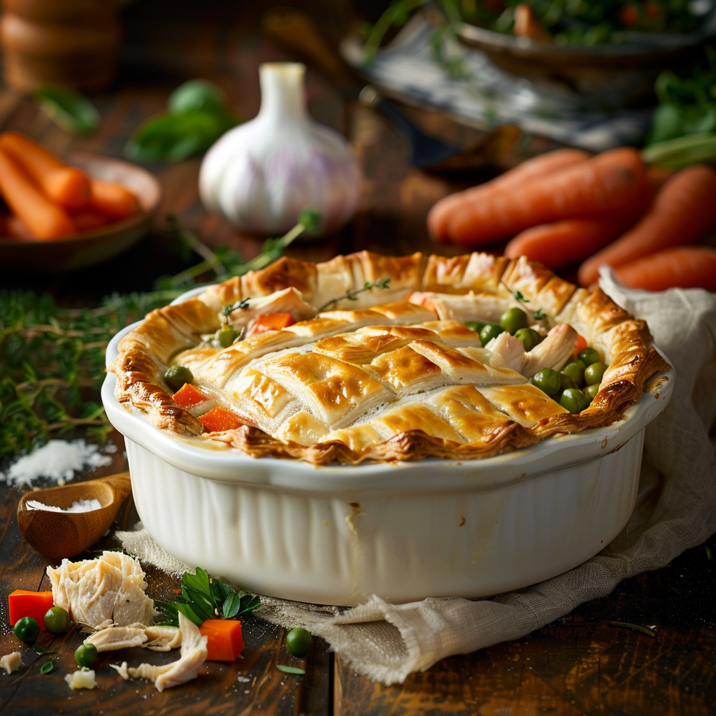 Easy Puff Pastry Chicken Pot Pie for a Cozy Comfort Meal