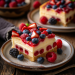 Patriotic Cheesecake Bars for a Sweet Celebration