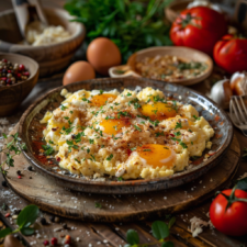 The Best Cheese Scrambled Eggs Recipe