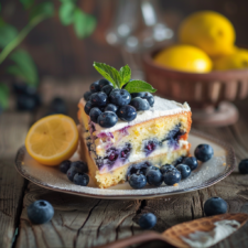 Lemon Blueberry Cake: A Perfectly Moist & Easy Grandma-Style Recipe