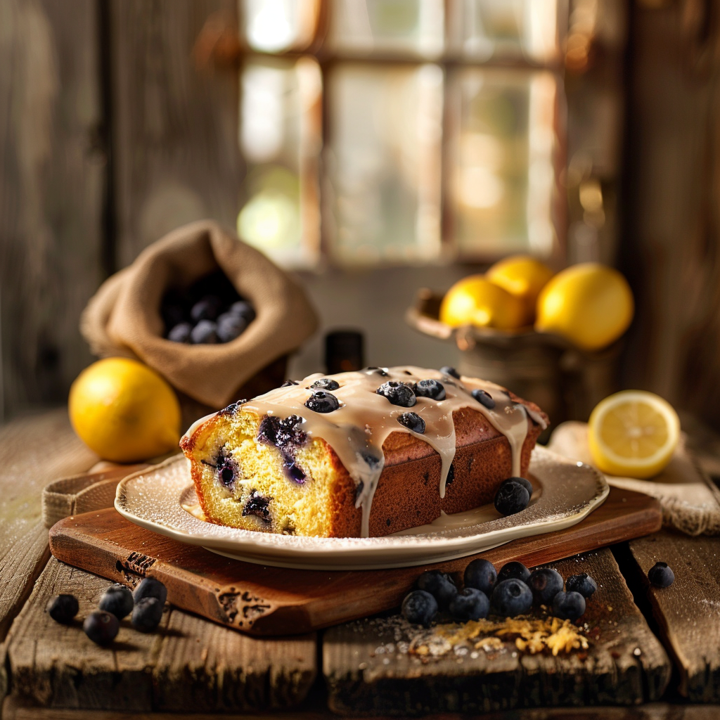 Glazed Blueberry Lemon Bread: Easy Homemade Comfort
