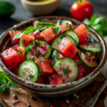 Refreshing Watermelon Cucumber Salad: Easy Summer Side Dish