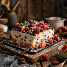 Easy 4th of July Sheet Cake