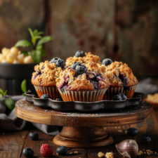 Blueberry Streusel Muffins