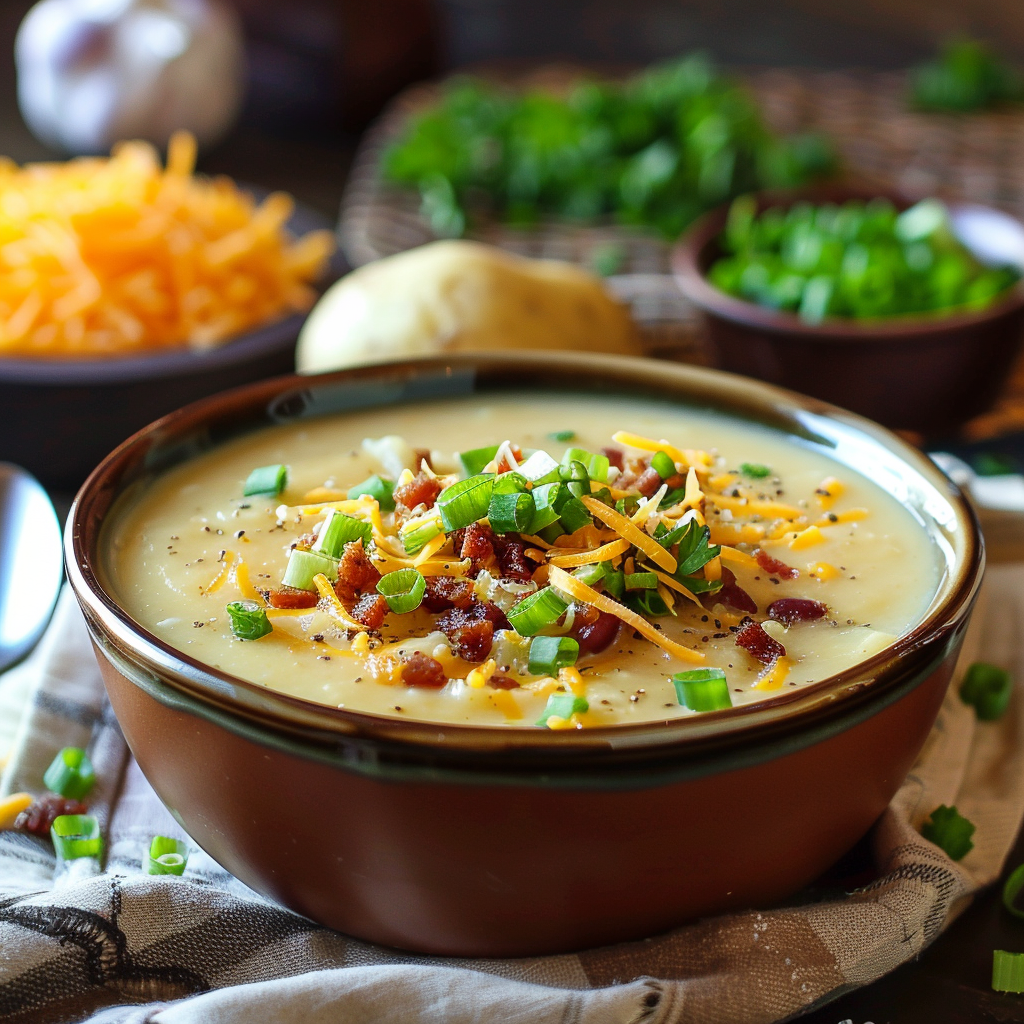 Creamy Loaded Potato Soup: An Old-Fashioned Comfort Dish