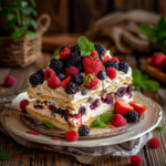 Easy Mixed Berry Icebox Cake: A No-Bake Grandma-Style Delight