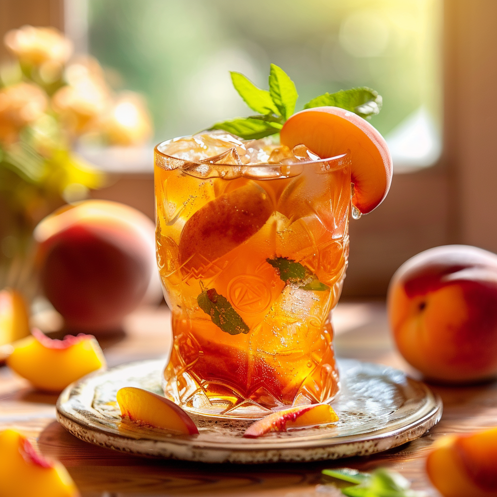 Refreshing Peach Sweet Tea: An Easy Homemade Summer Drink