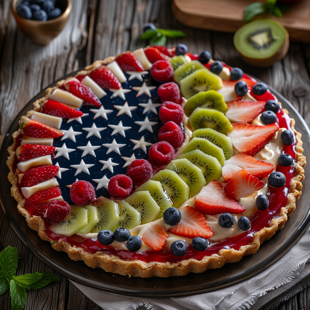 American Flag Fruit Pizza: A Festive and Easy Summer Dessert