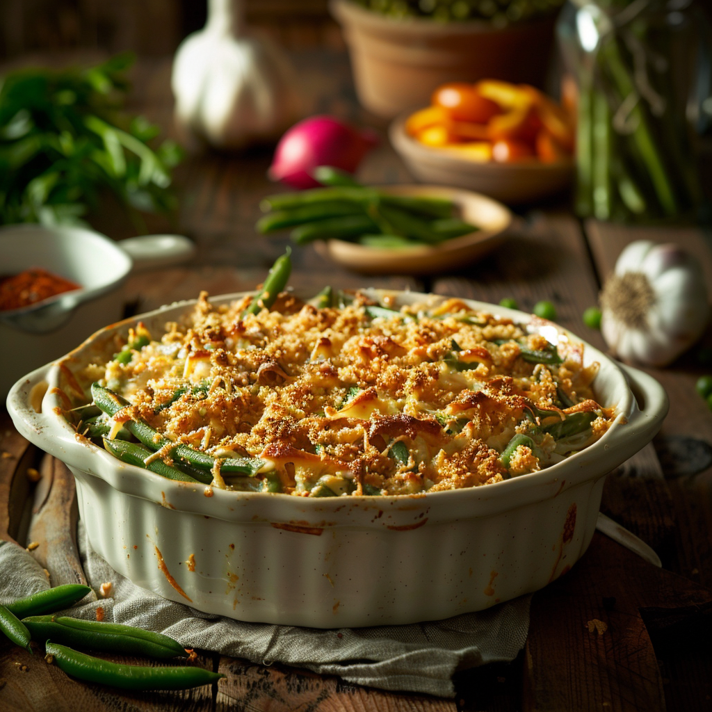 Cheesy Green Bean Casserole: A Classic Comfort Food Recipe