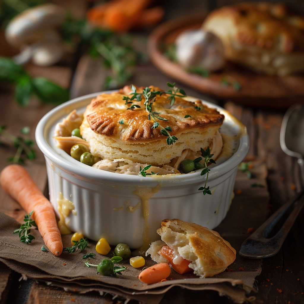 Biscuit Chicken Pot Pie: A Comforting Homemade Classic