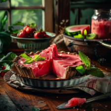 Easy Frozen Watermelon Pie
