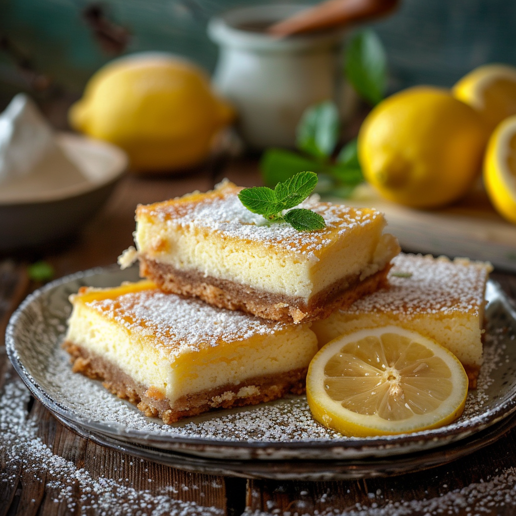 Easy Lemon Cheesecake Bars Recipe: A Zesty Delight