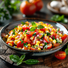 Refreshing Tomato Corn Salad Recipe: Easy & Delicious