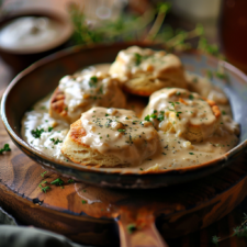 Halal Southern Biscuits and Gravy