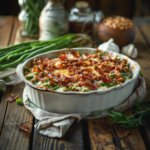 Grandma's Classic Green Bean Casserole with Bacon