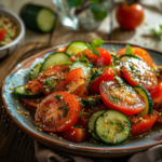 Marinated Tomato Cucumber Salad: A Refreshing Homemade Delight