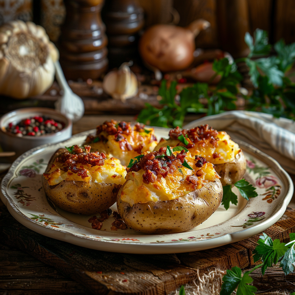 The Best Loaded Baked Potatoes Recipe