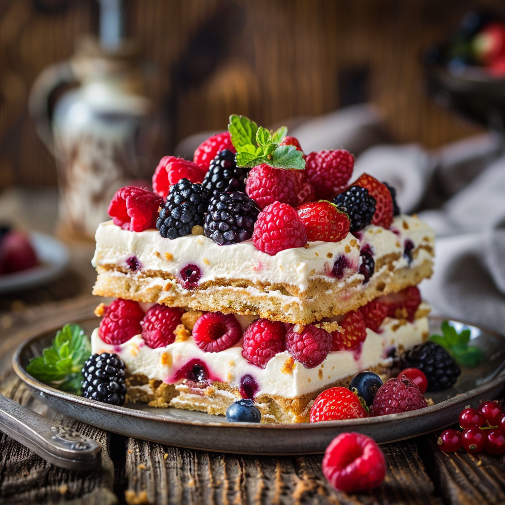 Easy Berry Icebox Cake Recipe: A No-Bake Grandma Favorite