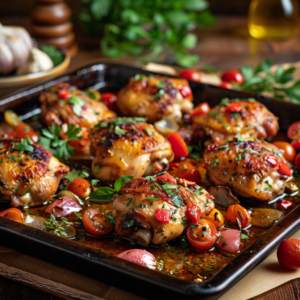 Easy Sheet Pan Chicken Thighs Recipe: A Simple, Flavorful Meal
